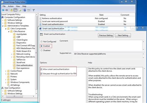 enable smart card logon windows server 2012|Smart Card Group Policy and Registry Settings.